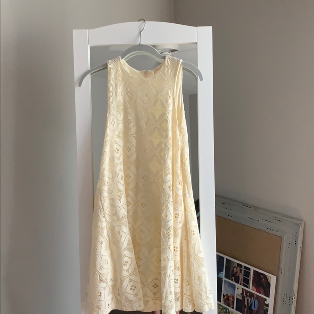 Off white lace altard state dress